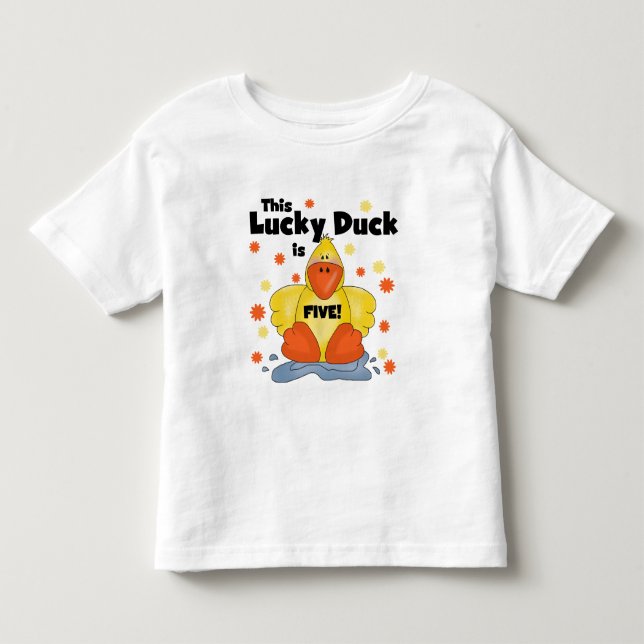 5th födelsedagTshirts och gåvor för lycklig anka Tee Shirt (Framsida)