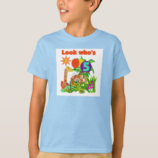 5th födelsedagTshirts och gåvor för Safari Tee