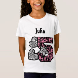 5th Födelsedagzebra ränder fem - år 40F T-shirt