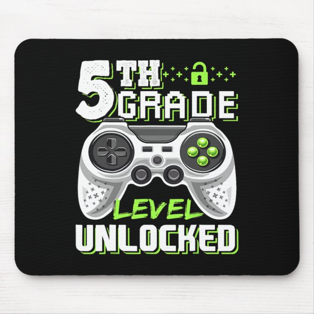 5th Grade Level Unlocked Video Game Back To School Musmatta (Framsidan)