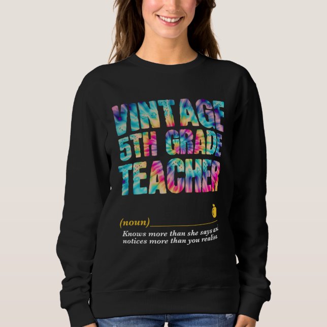 5th Grade Teacher Appreciation Week Back to School T Shirt (Framsida)
