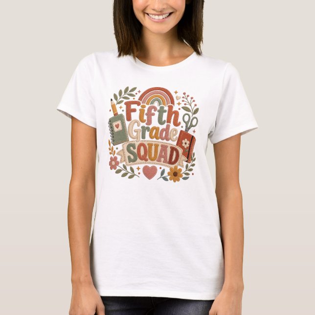5th Grade Teacher Tee (Framsida)