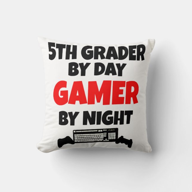 5th Grader Gamer Kudde (Framsida)