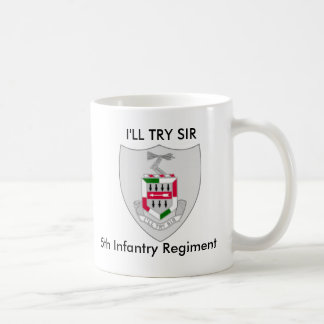 5th Infanterit Regiment muggen Kaffemugg