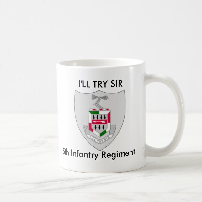 5th Infanterit Regiment muggen Kaffemugg (Höger)