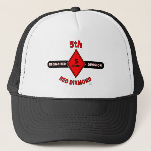 5TH (MEKANISERAD) INFANTERIUPPDELNING "RÖD DIAMAN TRUCKERKEPS