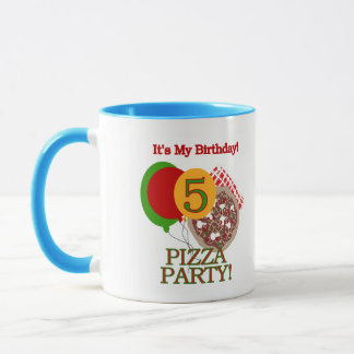 5th Pizzapartyfödelsedag Mugg