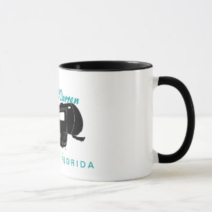 5th Rulla den grafiska RV-silhouetten Mugg