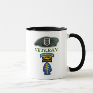 5th Special Forces Green Berets veteraner LRRP Mugg