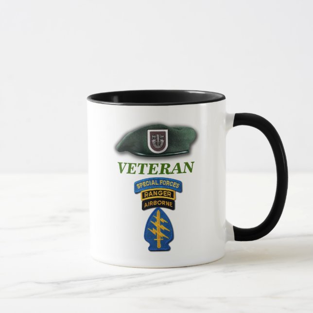 5th Special Forces Green Berets veteraner LRRP Mugg (Höger)