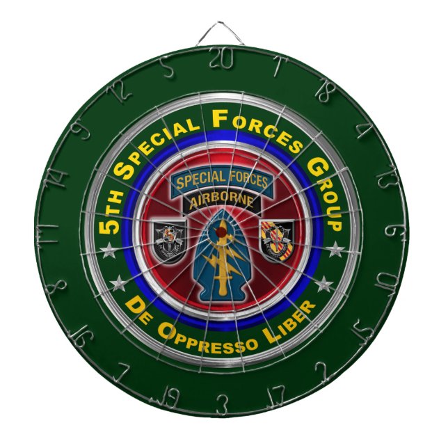 5th Special Forces Group Airborne Darttavla (Framsidan)