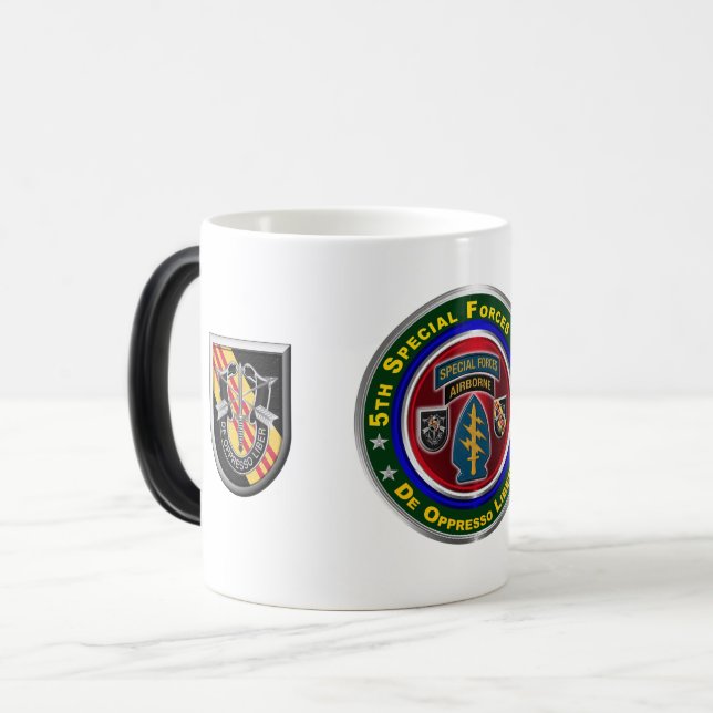 5th Special Forces Group Airborne Magisk Mugg (Framsida vänster)