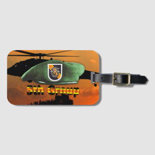 5th Special Forces Group Green Berets SFG SF Vets Bagagebricka