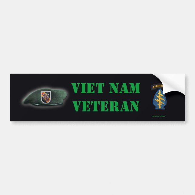 5th speciella styrkor exponerar vietnam bildekalgi bildekal (Framsidan)