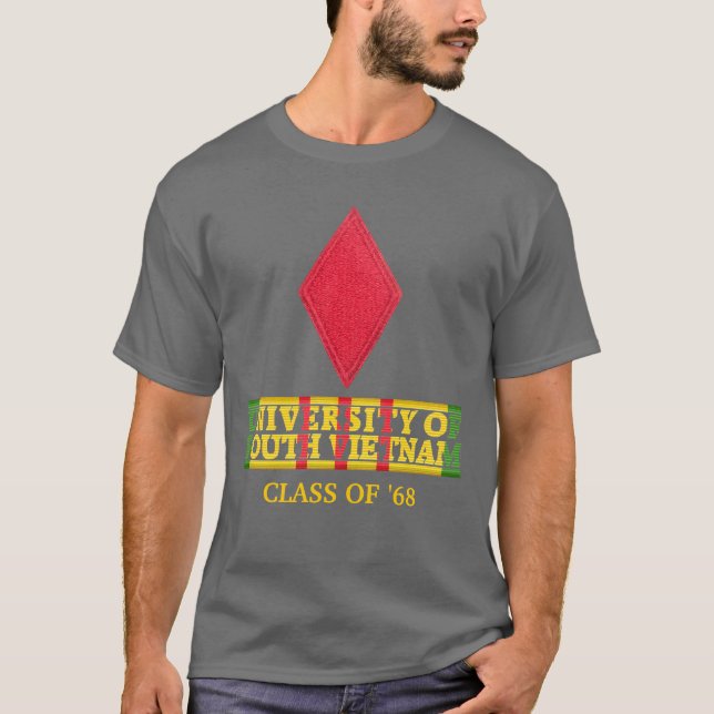 5th Universiteten för Inf Div av den södra Vietnam Tee (Framsida)