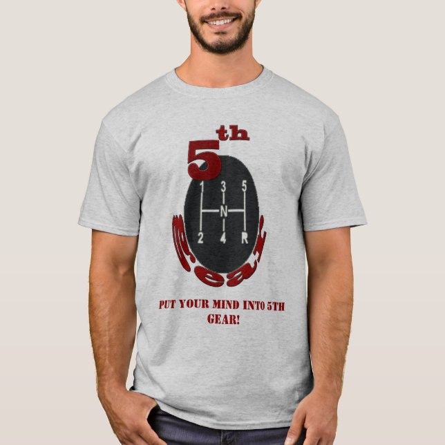 5TH UTRUSTA T-TRÖJAGRÅ FÄRG TRÖJA (Framsida)