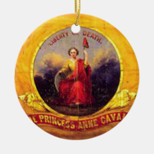 5th Virginia kavalleri - princessen Anne Kavalleri Julgransprydnad Keramik