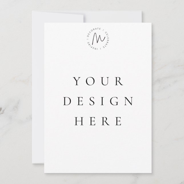 5x7 Anpassad Inbjudan (Framsida)