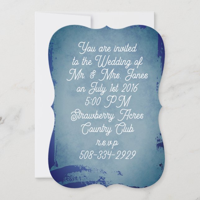 5x7 Bjud inom paket enkelt bröllop Inbjudningar (Framsida)