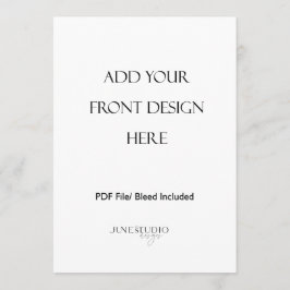 5x7" Dubbel Sided Meny Kort Tryck