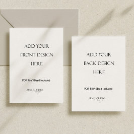 5x7" Dubbelsidig korttryckning Inbjudningar