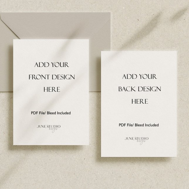 5x7" Dubbelsidig korttryckning Inbjudningar (5x7 inches card printing, double-sided card print, wedding photo thank you card print, save the date)