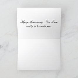 5x7-hälsningskort. Lycklig-årsjubileum Tack Kort