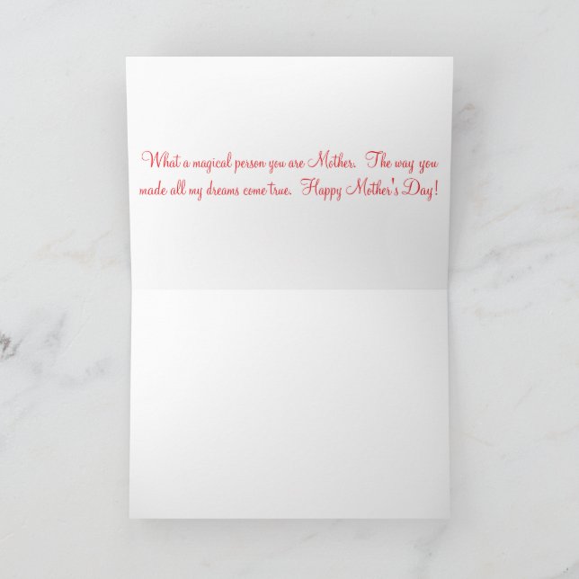 5x7-hälsningskort. Lycklig Mors dag. ragdollca Tack Kort (Inuti)