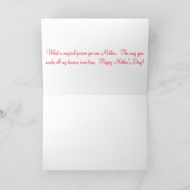 5x7-hälsningskort. Lycklig Mors dag. ragdollca Tack Kort