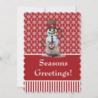 5x7-inbjudan, Anpassningsbar Text framsida och bak Inbjudningar