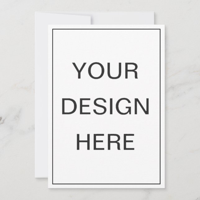 5x7" inbjudan utskrift (Framsida)