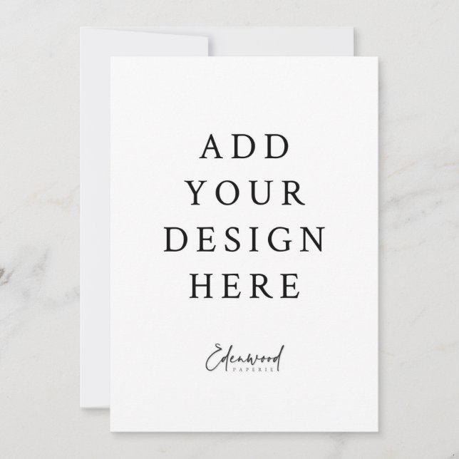 5x7" Inbjudningskort (Framsida)