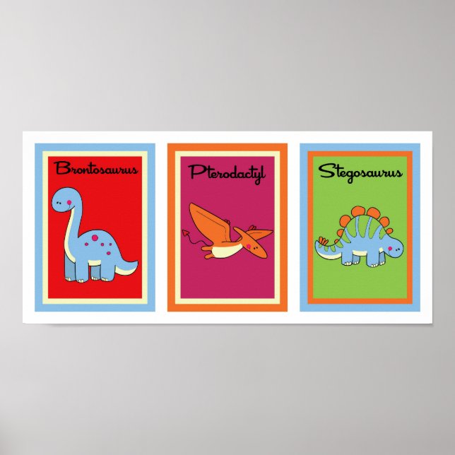 5X7 Inosauurers Wall Art-samling Poster (Framsidan)