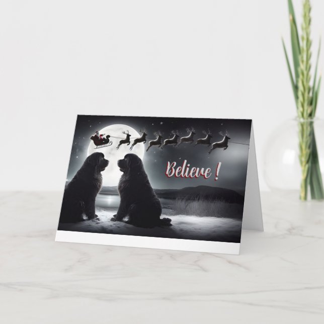 5x7-kort 2 Newfs och Santa Helgkort (Framsida)