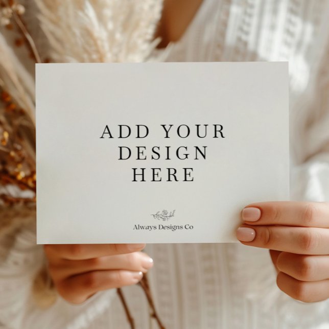 5x7" Liggende Invitationsutskrift Inbjudningar (Skapare uppladdad)