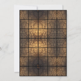 5x7 - Papper stödkarta för stengolv Inbjudningar
