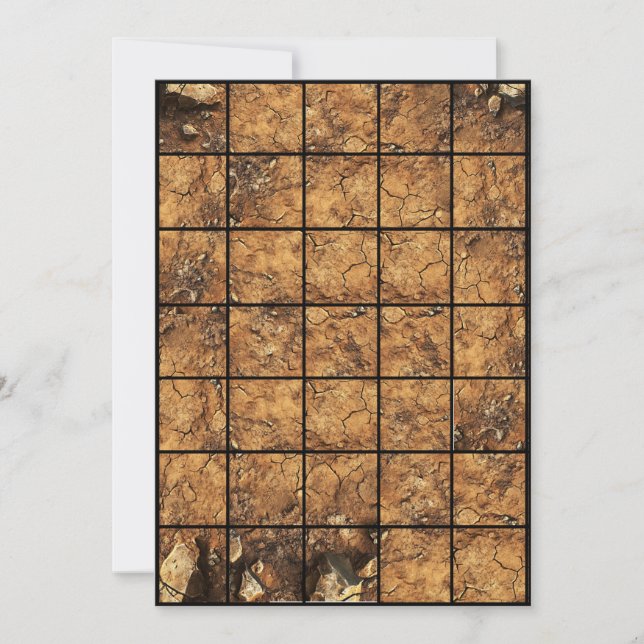 5x7 - Papper stödkarta Inbjudningar (Framsida)