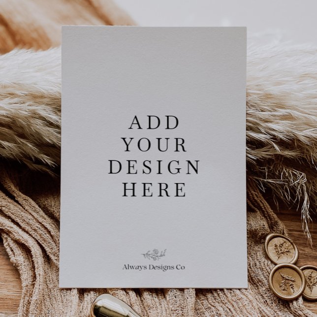 5x7" Porträttinbjudan Tryckning Inbjudningar (Skapare uppladdad)