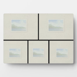 5x7 Tabletop Plaque - 5 Bilder