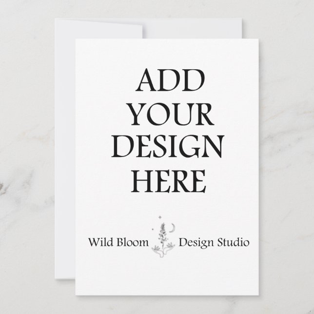 5x7" Vykort Tryck på Beställning (Framsida)