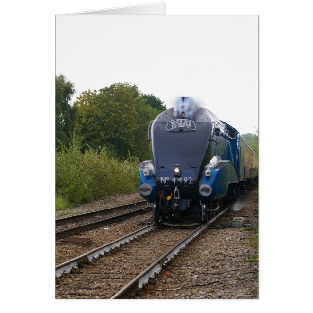 60019 Bittern (som 4492 Dominion of New Zealand) OBS Kort (Framsidan)