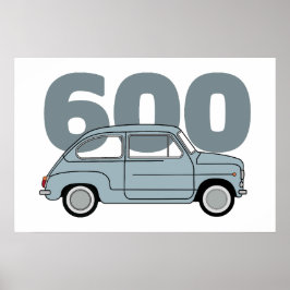 600 azul poster