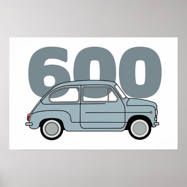 600 azul poster (Framsidan)
