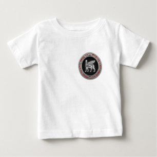 [600] Babylonian bevingad tjur [silver] [3D] T-shirt