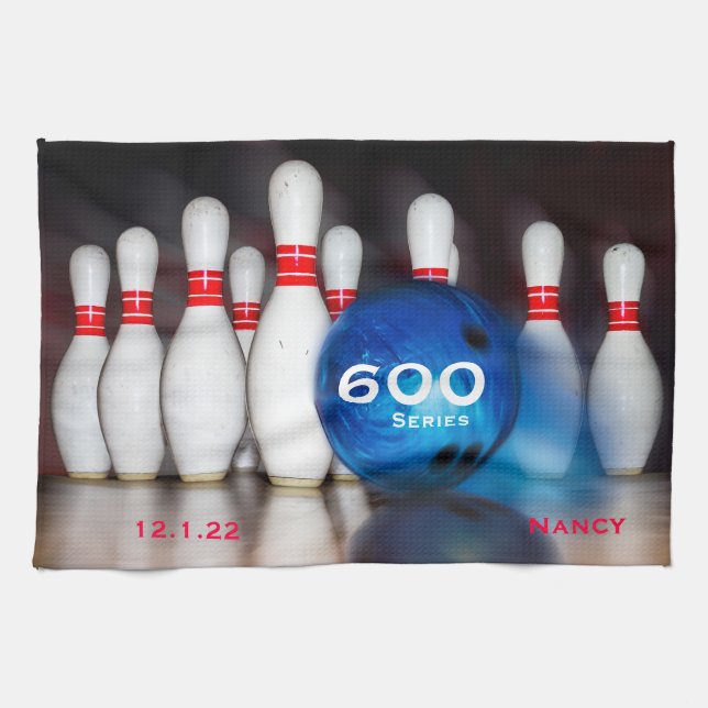 600 Bowling-serien eller din högserie, Kökshandduk (Horisontell)