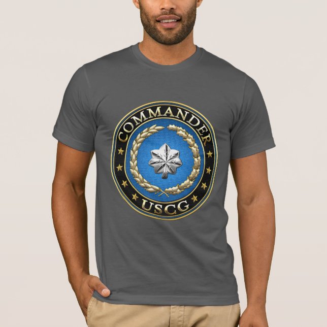[600] CG: Befälhavare (CDR) T Shirt (Framsida)