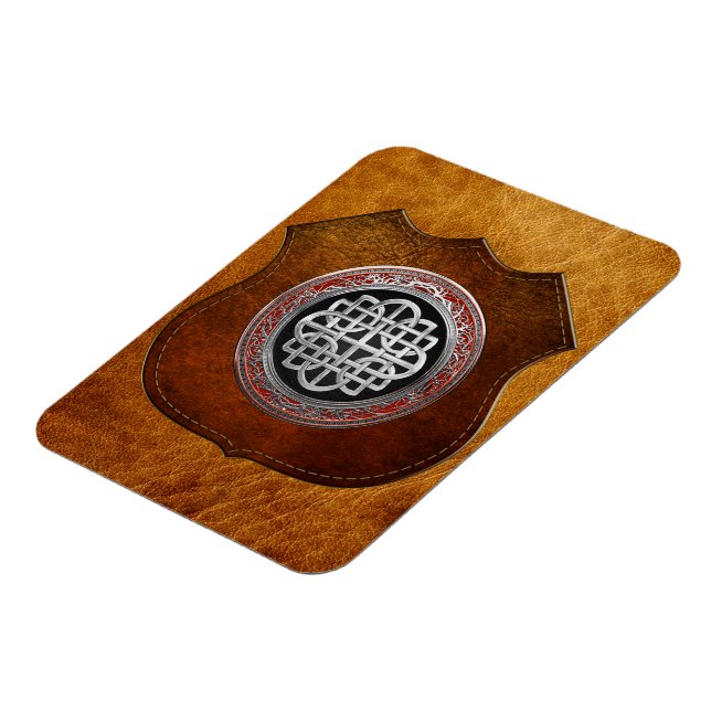 [600] Helig Celtic Silver Knot Kor Magnet (Vänstra Sidan)