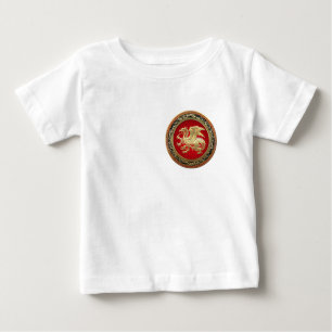 [600] Islands Dragon, Landvæ ttir [Guld] T-shirt