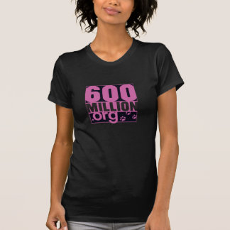 600 miljon grundläggande kvinnaTshirt Tee Shirt