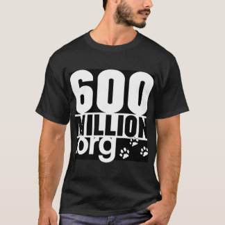 600 miljon grundläggande Tshirt Tee